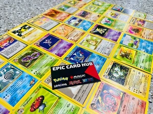 100 Pokémon TCG Card Lot - 1 Ultra Rare + 1 Vintage WOTC Card - No Duplicates! - Picture 1 of 4