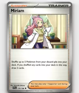 Pokemon Miriam 179/198 Scarlet & Violet Base Set NM/M - Picture 1 of 1