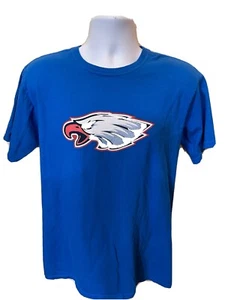 C Port and Company Blue Short Sleeve Crew Neck Eagle T-Shirt M/M/M - Picture 1 of 10