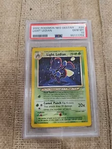 PSA 10 2002 Pokemon Neo Destiny Light Ledian #24 - Picture 1 of 2