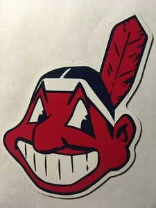 Cleveland Indians Chief Wahoo 6 pulgadas Imán de Coche Indios Indios Cleveland - Imagen 1 de 7