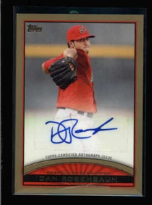 DAN ROSENBAUM 2012 TOPPS PRO DEBUT ROOKIE GOLD AUTOGRAPH AUTO #/50 AZ6707 - Picture 1 of 1