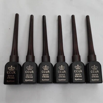 ccuk quick stroke liquid eye liner colour brown 6pack