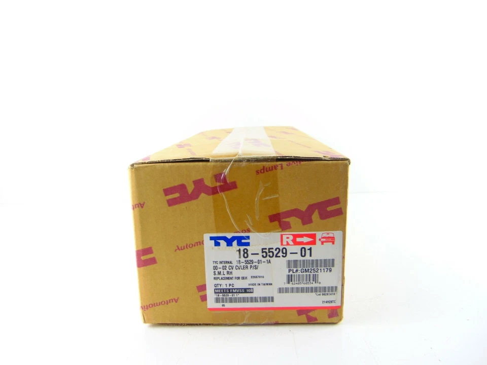 Lâmpada de cabeça de substituição TYC 18-5529-01 lado direito 02 Chevy Cavalier - Imagem 1 de 4