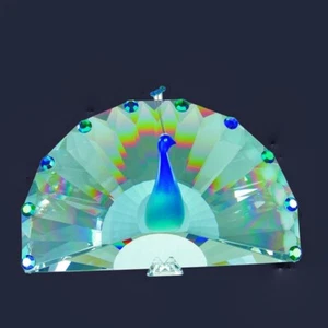 CLEARANCE PRECIOSA PROUD PEACOCK CRYSTAL FIGURINE REDUCED TO CLEAR SALE BNIB - Picture 1 of 1