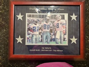 Dallas Cowboys Ring Of Honor Triplets Emmitt Smith Michael Irvin Troy Aikman - Picture 1 of 1