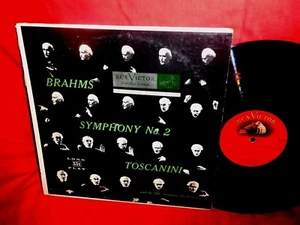 TOSCANINI Brahms Symphony No 2 in D Op 73 LP 1955 CANADA RCA LM1731 - Imagen 1 de 2