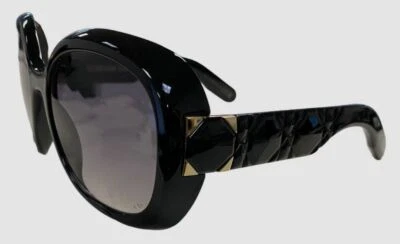 Gafas de sol redondas negras Christian Dior para mujer talla 58-21-120 $507 Foto 1 de 4