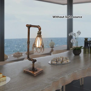 Estilo Retro Steampunk Luz de Noche Lámpara de Mesa Industrial Iluminación de Noche 220V E27 - Imagen 1 de 11