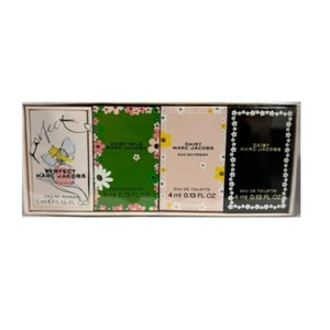 MarcJacobs MiniSet EDT3X4ML(Daisy Wild+Daisy Eau So Fresh+Daisy)+Perfect EDP 5ML - Picture 1 of 2