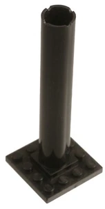 Mattone Lego mancante 4844 base albero barca nero 4 x 4 x 9 - Foto 1 di 1