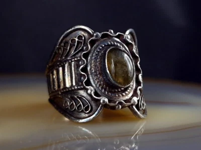 Ring Silber 925 Labradorit 19,8 mm - fabelhaft & extravagant  - Bild 1 von 4