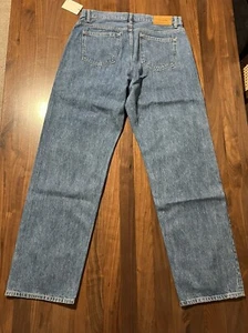 Jeans Aime Leon Dore ALD Ribete Japonés 5 Bolsillos Denim Azul Lavado Claro Talla 34 - Imagen 1 de 10