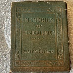 Memories Of President Lincoln By Walt Wittman Little Leather Library - Imagen 1 de 12