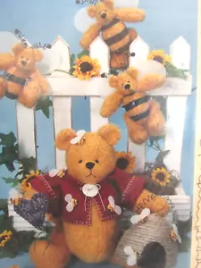 Orsacchiotto di peluche modello artigianale cucito casalingo a cuore bombo 5" 12" - Foto 1 di 1