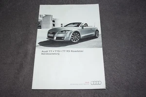 Betriebsanleitung Bedienungsanleitung Audi TT Roadster Typ 8J 2010 erstklassig - Bild 1 von 12