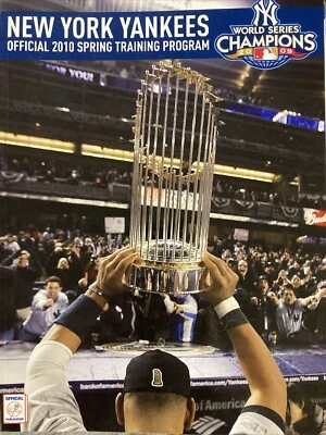 Yankees 2010 Spring Training Program And score card / Curtis Granderson Insert - Image 1 of 4