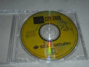  SEGA SATURN VIDEO GAME SIM CITY 2000 DISC ONLY MAXIS - Picture 1 of 1