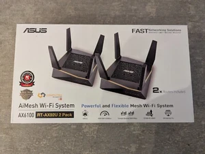 ASUS AI Mesh Routers - Twin Pack (ASUS AX61100/RT-AX92U) - Photo 1/7