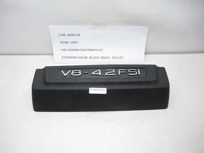 Cubierta delantera del motor Audi A8 Quattro 2007-2009 079103927H OEM Foto 1 de 4