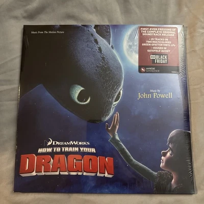 JOHN POWELL How To Train Your Dragon 2LP RSD Green Splatter Vinyl Record SEALED - Image 1 of 4
