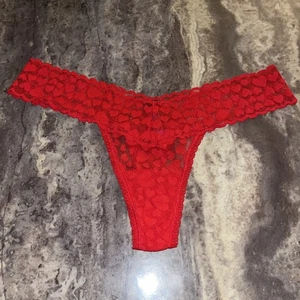 VICTORIA SECRET The Lacie Lace Waist Thong OS - Picture 1 of 14