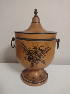 Vtg PIERO FORNASETTI Tole Italy 1913/1988 Ice Bucket SERIGRAPHIE METAL - Picture 1 of 17