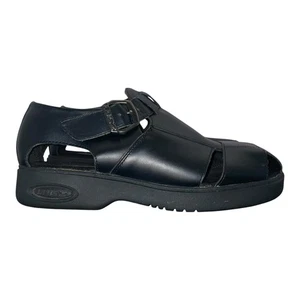 Sandalias Lugz River para Hombres Mrivl001 Cuero Negro Pescador Cojín Talla 11 - Imagen 1 de 5