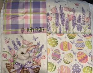 Pack of 4 Easter Pillowcases 18 x 18 - Picture 1 of 2