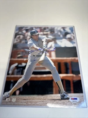 JOSE CANSECO AUTOGRAPHED 8"x10" Photo PSA COA "Bash Brother"  "Your Friend" - Image 1 of 4