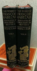 The Works Of Rabelais 1927 Volumes 1 & 2 Orig Lithos Frank C. Papi #476 LTD ED - Bild 1 von 13