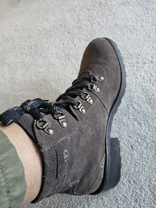 Next Dark Brown Combat Style Boots 8/42 - Picture 1 of 5
