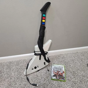 Xplorer Guitar Hero II 2 Guitar Xbox 360 Wired with Game - Picture 1 of 12