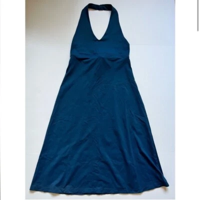 PATAGONIA Morning Glory Halter Dress Blue Size XS EUC - Image 1 of 4