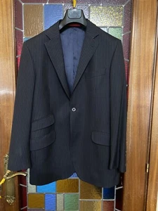 HACKETT SUIT Size 50 UK 40 Blue Diplomatic Grate Halftime Stunning - Picture 1 of 14