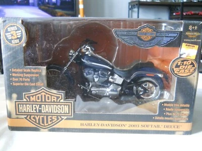 Ertl Harley Davidson 2003 Softail Deuce 1:10 Diecast  Foto 1 de 3