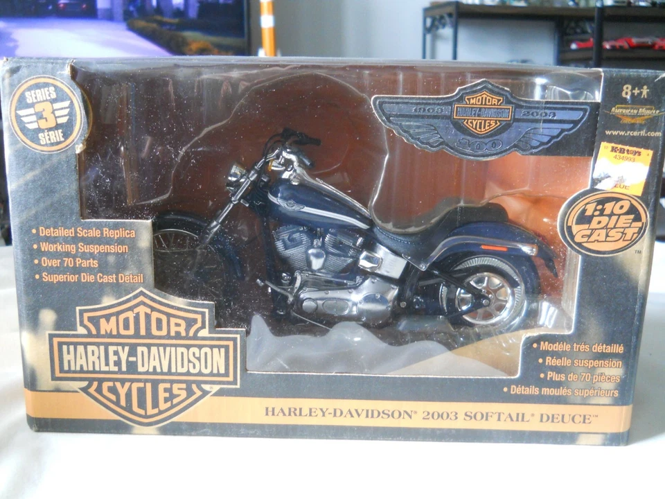 Ertl Harley Davidson 2003 Softail Deuce 1:10 Diecast  - Image 1 of 3