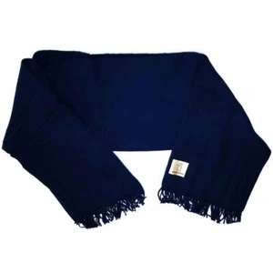 Eskimo of Switzerland BEAUTY Navy Blue 100% Wool Throw, 51" x 71" NEW (B) - Picture 1 of 5