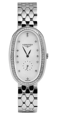 Longines Symphonette Steel Mother-of-Pearl Diamonds Womens Watch L2.307.0.87.6 - image 1 of 3