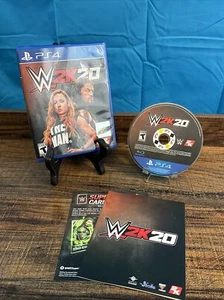 WWE 2K20 (Sony PlayStation 4, 2019) PS4 CIB Complete w/ Manual - Picture 1 of 4