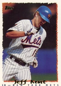 1995 Topps #185 Jeff Kent New York Mets Baseball Card - Picture 1 of 1