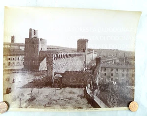 antica fotografia VINTAGE foto MASSA MARITTIMA GROSSETO  1890  TOSCANA SOUVENIR - Picture 1 of 2