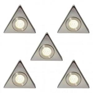 Litecraft Scott Under Cabinet Light Daylight White Fitting in Nickel - 5 Pack - Picture 1 of 4
