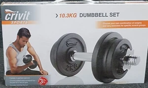 Crivit sports dumbbell sett 10.3kg - Picture 1 of 2