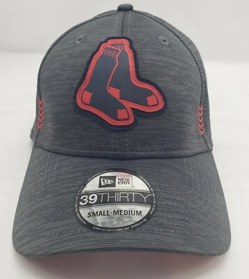Gorra de béisbol Boston Red Sox New Era 39THIRTY gris carbón para hombre S/M nueva con etiquetas Foto 1 de 4