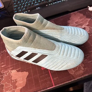 Adidas Predator 19.3 Laceless FG Football Boots Blue Uk 6 - Picture 1 of 4