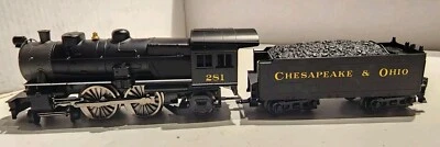 Atlas O Scale 4-4-2 Steam Engine Chesapeake & Ohio #281 - Image 1 of 4