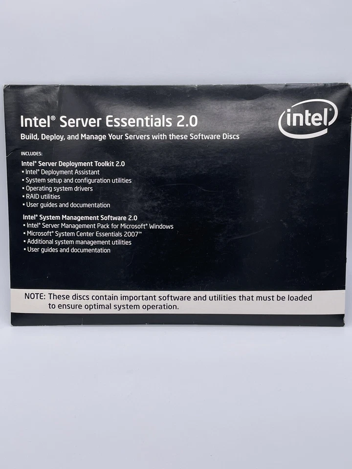 Intel Server Essentials 2.0 Build Deployment and Management Media Kit Pack - Image 1 of 2