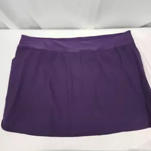 Lands' End Größe 26 W Damen schnelltrocknender Boardskort Schwimmen Rock lila neu ohne Etikett - Bild 1 von 8