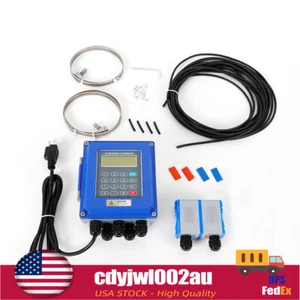 Medidor de flujo ultrasónico TUF-2000B medidor de flujo líquido montado en la pared + transductor TM-1 - Imagen 1 de 12
